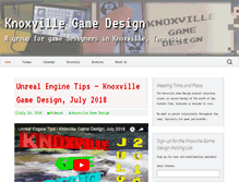 Tablet Screenshot of knoxgamedesign.org